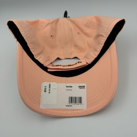 Carhartt Force Odessa Hat Canvas Cap Peach Pink OSFM Adjustable AH0289 - Picture 3 of 7